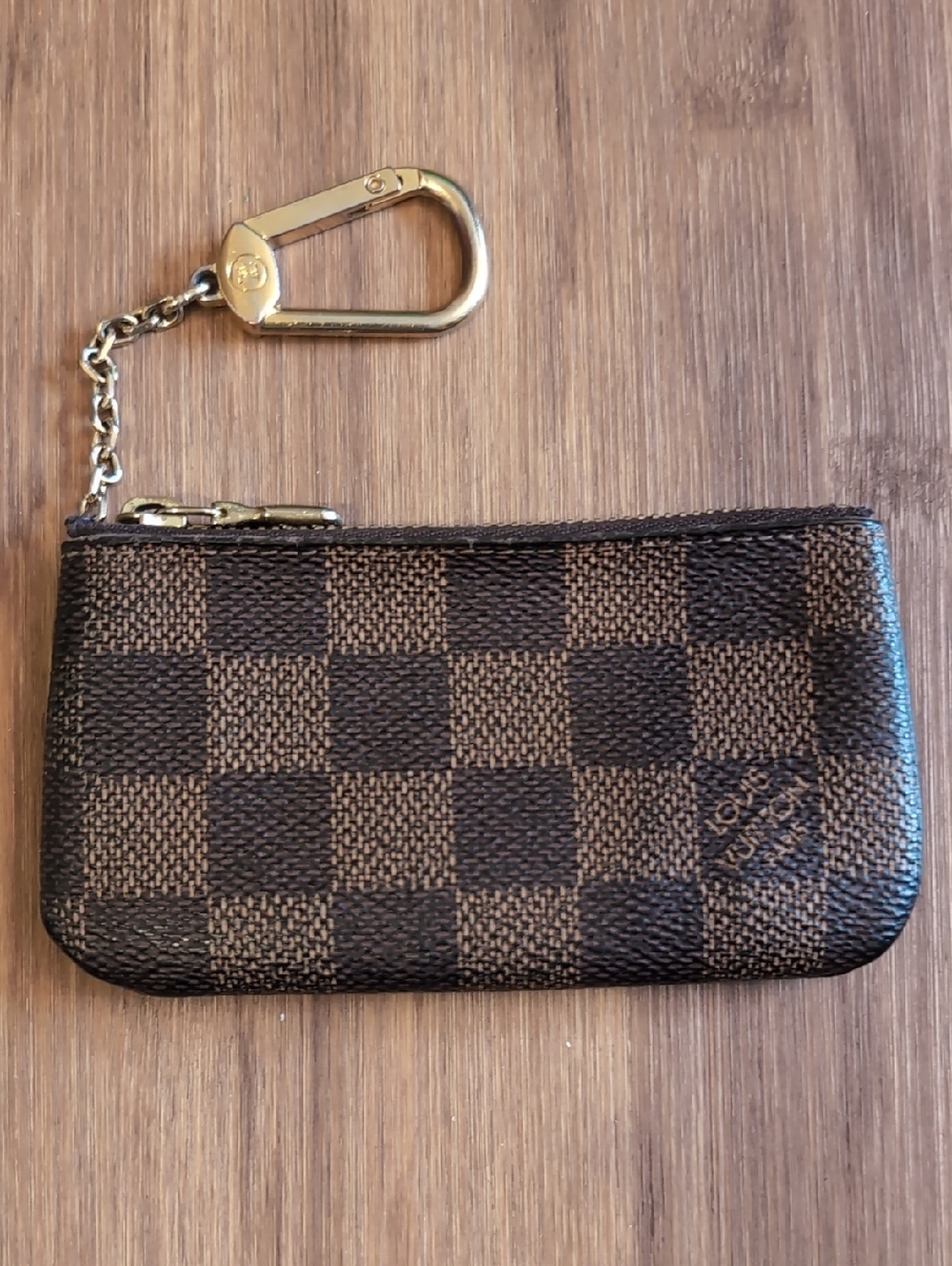 Louis Vuitton Key Pouch Pochette Cles Damier Ebene